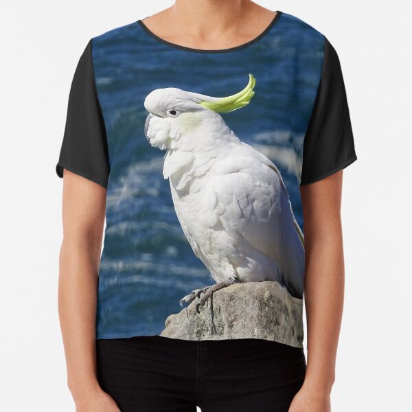 Sulphur-crested Cockatoo Chiffon Top