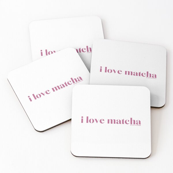 Item preview, I love matcha, v9, dark pink | by @lilsboobthangs designed and sold by lilsboobthangs.