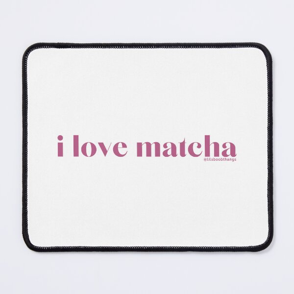 Item preview, I love matcha, v9, dark pink | by @lilsboobthangs designed and sold by lilsboobthangs.