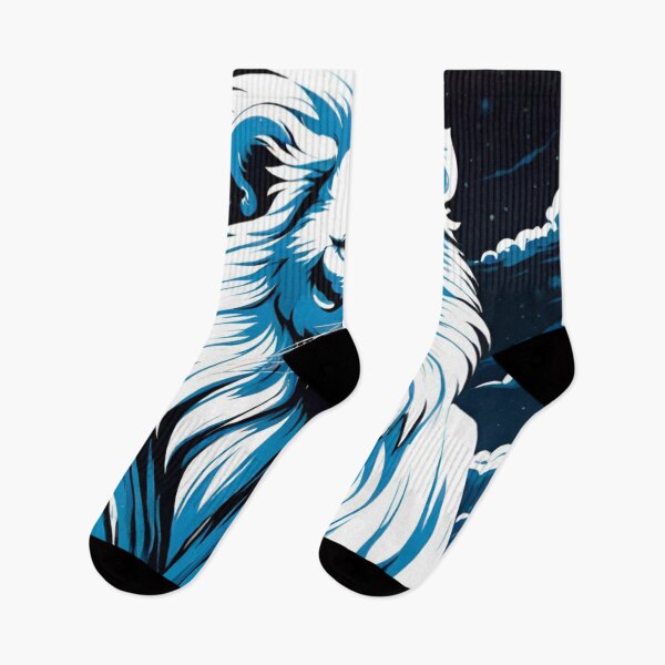 Item preview, White Lion Prowling at Night designed and sold by GrizzlyCollective.