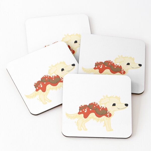Item preview, Spaghetti & Meatballs Borzoi Dog designed and sold by Sarah Reed.