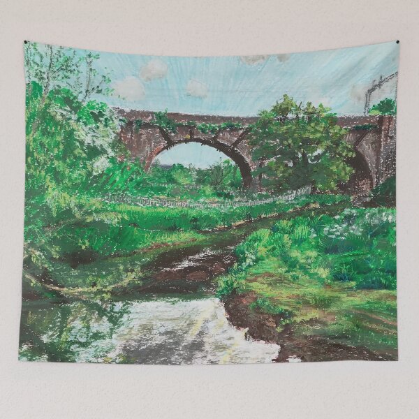 Item preview, Railway viaduct reflections designed and sold by Catherine Holland.