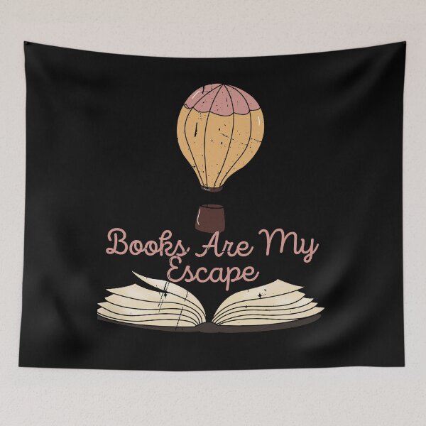 Item preview, Books Are My Escape designed and sold by EULALIA Twarog.