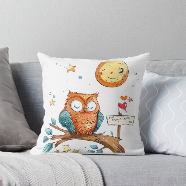 Item preview, Owls in a Starry Night with Heartfelt Message designed and sold by kjon88.