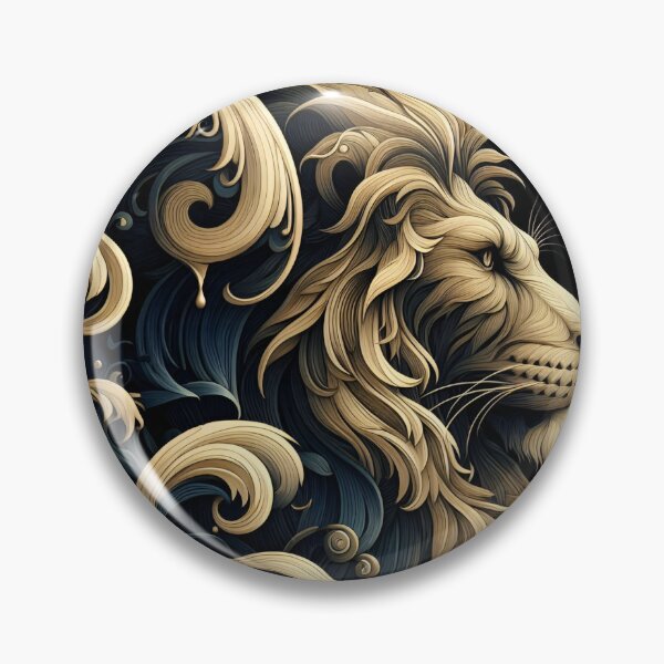Item preview, Blossom Kings: Lions and Floral Majesty Background designed and sold by daruneenok.