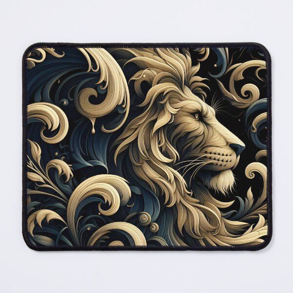 Item preview, Blossom Kings: Lions and Floral Majesty Background designed and sold by daruneenok.