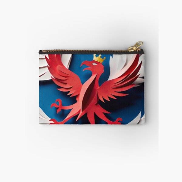 Item preview, Red Bird with Crown Pattern Design designed and sold by GrizzlyCollective.