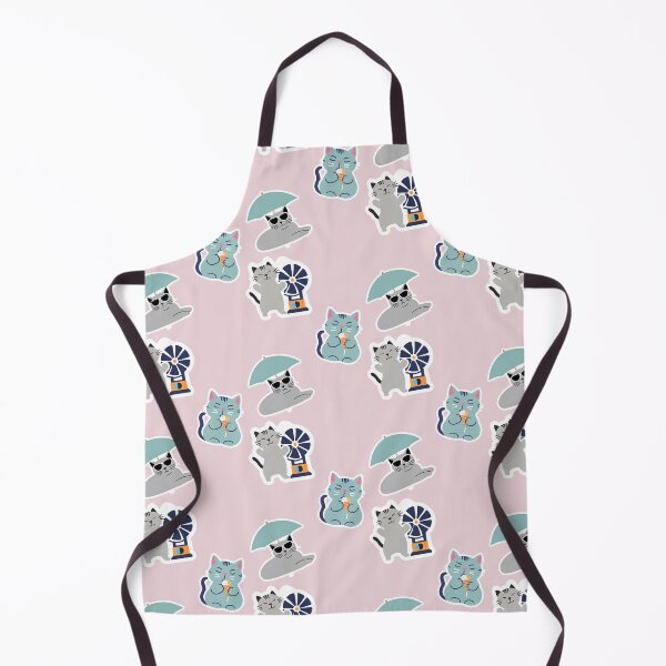 Item preview, Summer cat sticker package or pattern v. 2 designed and sold by coloursforkids.