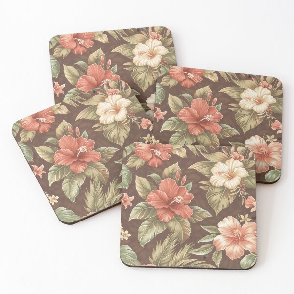 Item preview, Vintage Hawaiian Floral Pattern designed and sold by ML-Media.