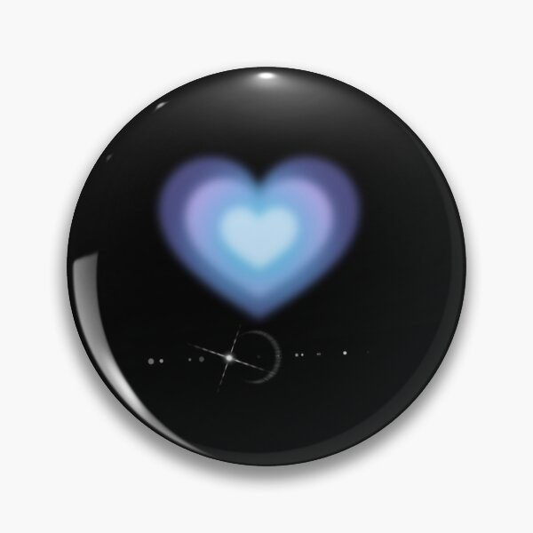 Item preview, Shining blue heart designed and sold by Galaxy-silver.