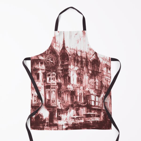 Item preview, Old-Fashioned 1800s London Cityscape Artwork designed and sold by GrizzlyCollective.