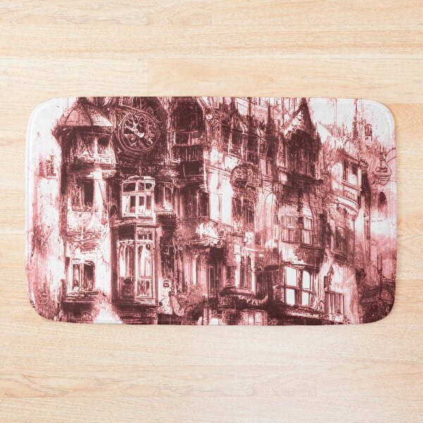 Item preview, Old-Fashioned 1800s London Cityscape Artwork designed and sold by GrizzlyCollective.