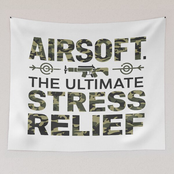Item preview, Airsoft The Ultimate Stress Relief designed and sold by SewnMemories.
