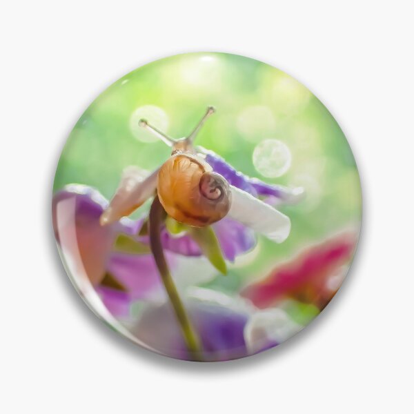 Item preview, Snail Series 4 - Violets Bokeh designed and sold by ShotsOfLove.