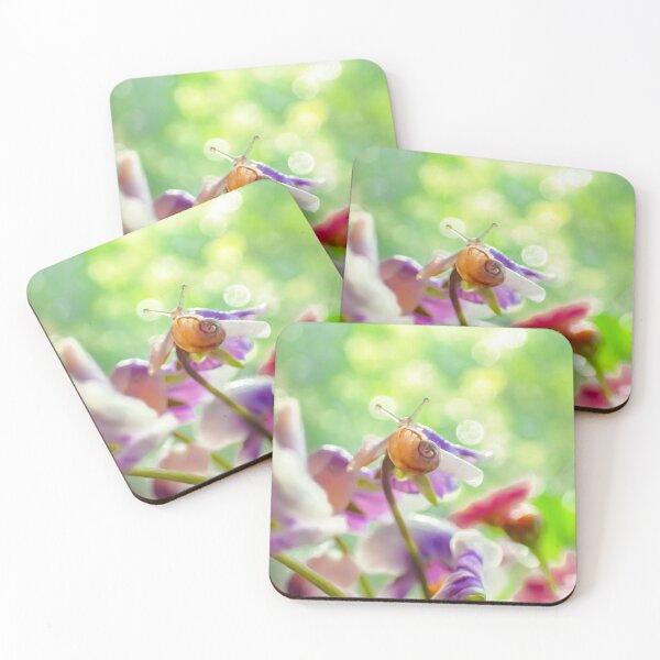 Item preview, Snail Series 4 - Violets Bokeh designed and sold by ShotsOfLove.