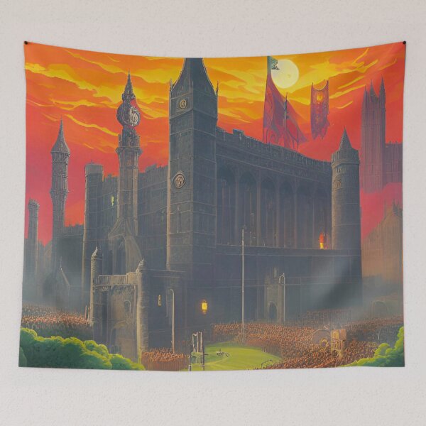 Item preview, Castle Surrounded by a Mighty Army designed and sold by GrizzlyCollective.