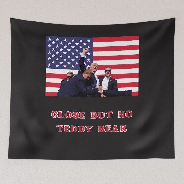 Item preview, US President Assassination Attempt:Meme tshirt;No teddy bear designed and sold by OwlWorks.