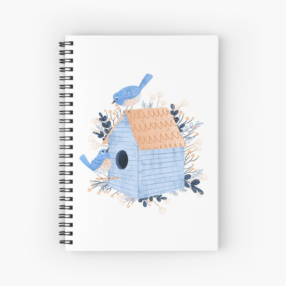 Bluebird Home Spiral Notebook