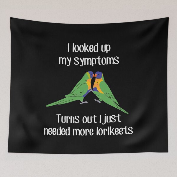 Item preview, Need Rainbow Lorikeet Parrots designed and sold by Clara Hollins.