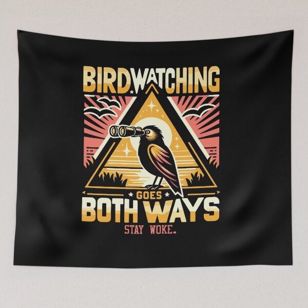 Item preview, Birdwatching Goes Both Ways Funny Bird Watcher Bird Day designed and sold by Dressed For  Duty.