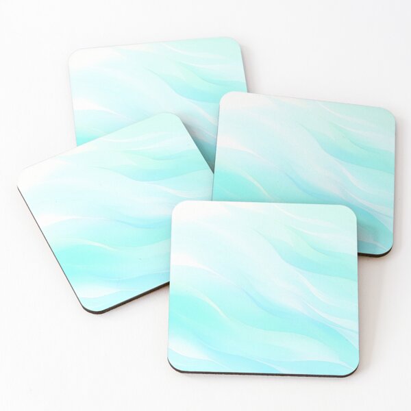 Item preview, Blue and green smooth wind wave designed and sold by Luinaforest.