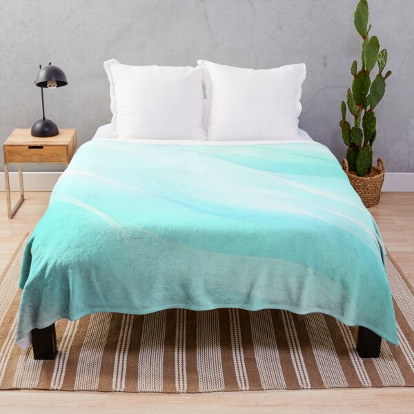 Item preview, Blue and green smooth wind wave designed and sold by Luinaforest.
