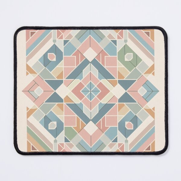 Item preview, Geometric Symphony: Modern Patchwork Tile designed and sold by LyssasMindArt.