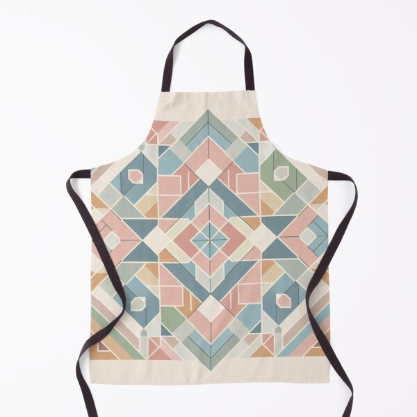 Item preview, Geometric Symphony: Modern Patchwork Tile designed and sold by LyssasMindArt.