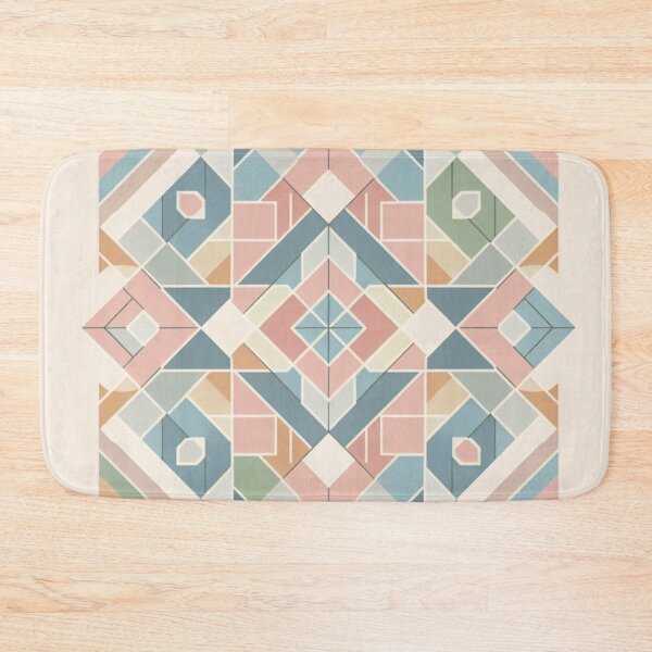 Item preview, Geometric Symphony: Modern Patchwork Tile designed and sold by LyssasMindArt.