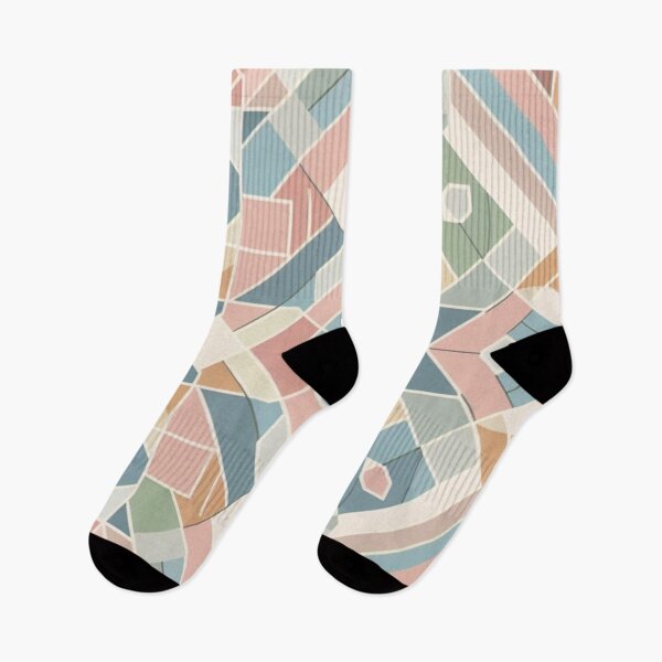 Item preview, Geometric Symphony: Modern Patchwork Tile designed and sold by LyssasMindArt.