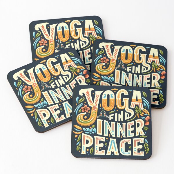 Item preview, Yoga Find Inner Peace, typography designed and sold by maxmaj.