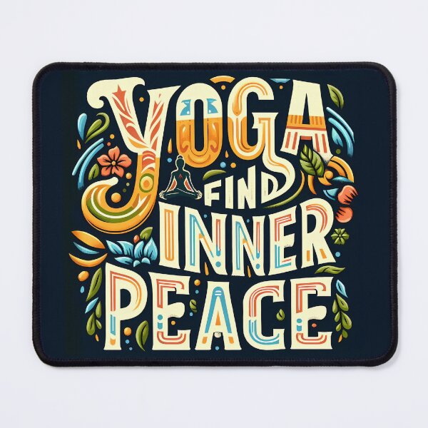 Item preview, Yoga Find Inner Peace, typography designed and sold by maxmaj.