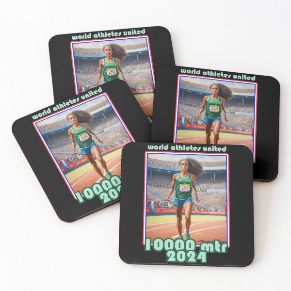 Item preview, Athletes united 2024 Paris France, woman 10000 mtr designed and sold by Museum Of Non-Existing Art.
