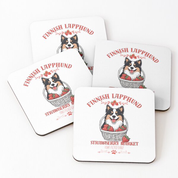 Item preview, Coquette Aesthetic Dog Strawberry market paws picked daily sweet and freesh fruits finnish lapphund designed and sold by GoodyPaws.
