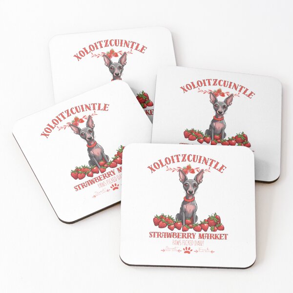 Item preview, Coquette Aesthetic Dog Strawberry market paws picked daily sweet and freesh fruits xoloitzcuintle  designed and sold by GoodyPaws.