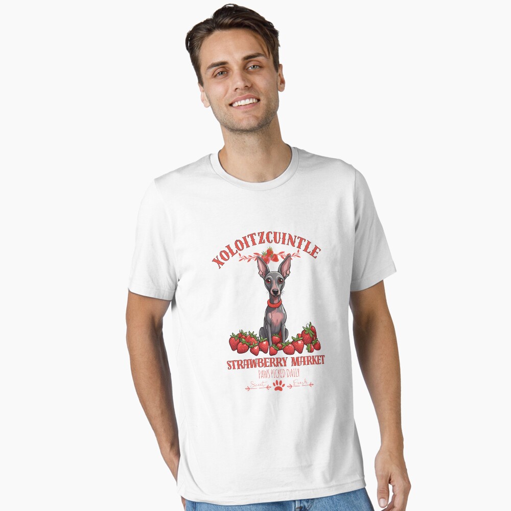 Vista previa del artículo con la obra «Camiseta esencial», diseñado y vendido por GoodyPaws.