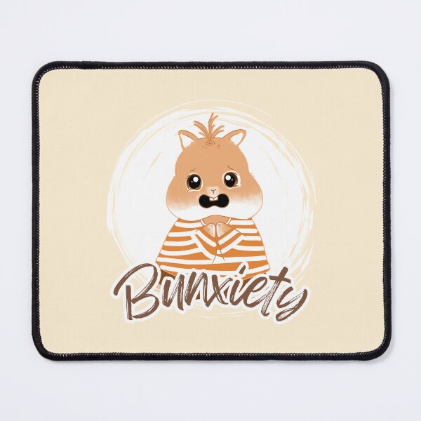 Item preview, Bunxiety | cute orange Bunny anxiety | Bunniesmee T-Shirt designed and sold by bunniesmee.