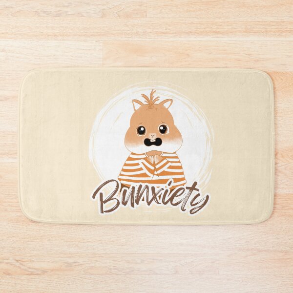Item preview, Bunxiety | cute orange Bunny anxiety | Bunniesmee T-Shirt designed and sold by bunniesmee.