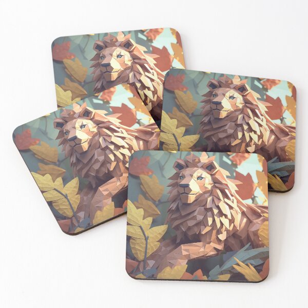 Item preview, Low poly lion designed and sold by SorryCatPlay.