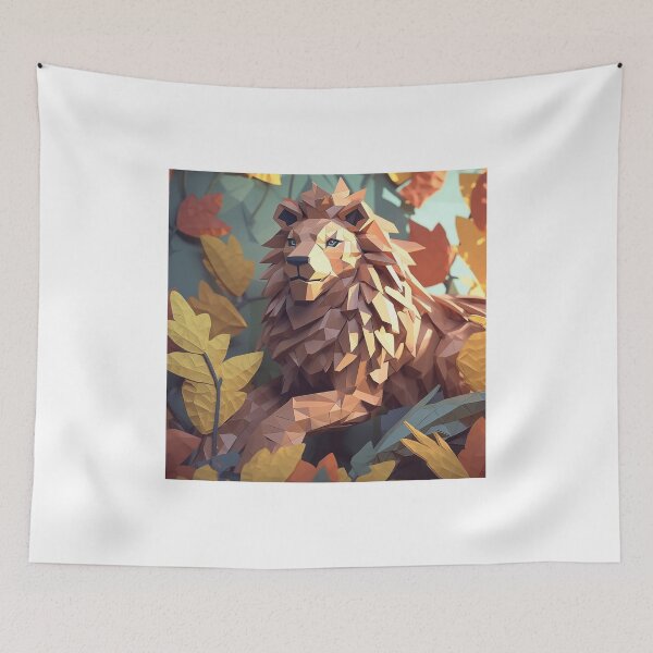 Item preview, Low poly lion designed and sold by SorryCatPlay.