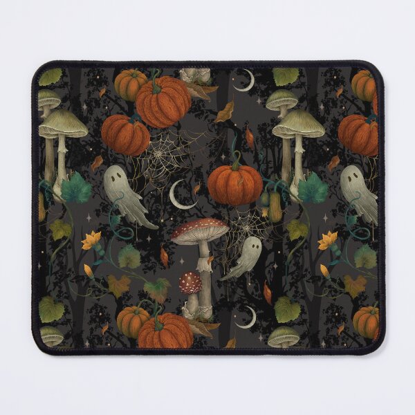 Item preview, CottageCore Halloween-Pumpkin Ghost Pattern designed and sold by episodicDrawing.