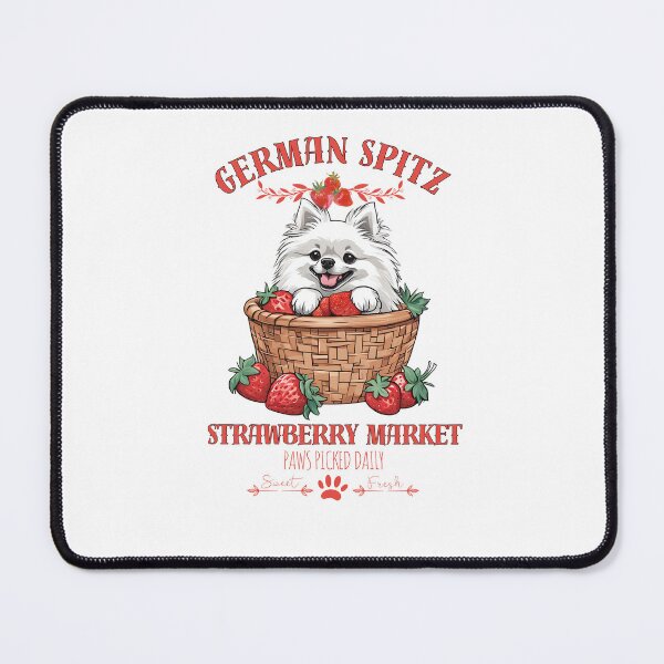 Item preview, Coquette Aesthetic Dog Strawberry market paws picked daily sweet and freesh fruits german spitz designed and sold by GoodyPaws.