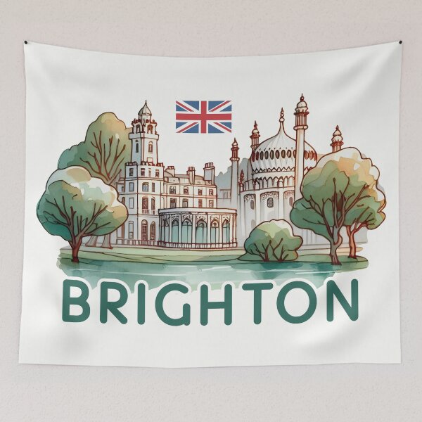 Item preview, Brighton England UK designed and sold by WanderlustCoCo.