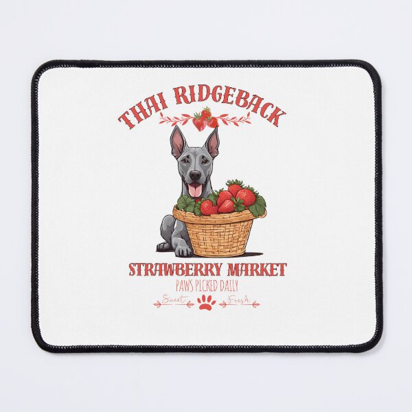 Item preview, Coquette Aesthetic Dog Strawberry market paws picked daily sweet and freesh fruits thai ridgeback designed and sold by GoodyPaws.