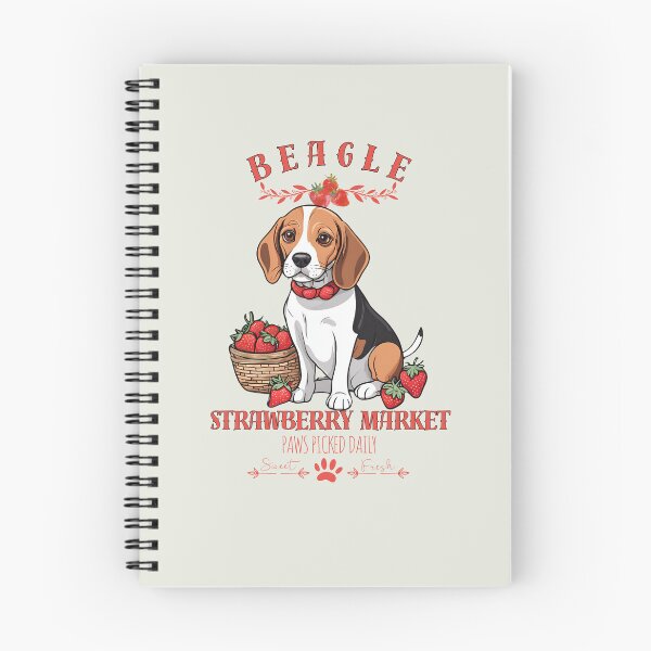 Item preview, Coquette Aesthetic Dog Strawberry market paws picked daily sweet and freesh fruits beagle designed and sold by GoodyPaws.