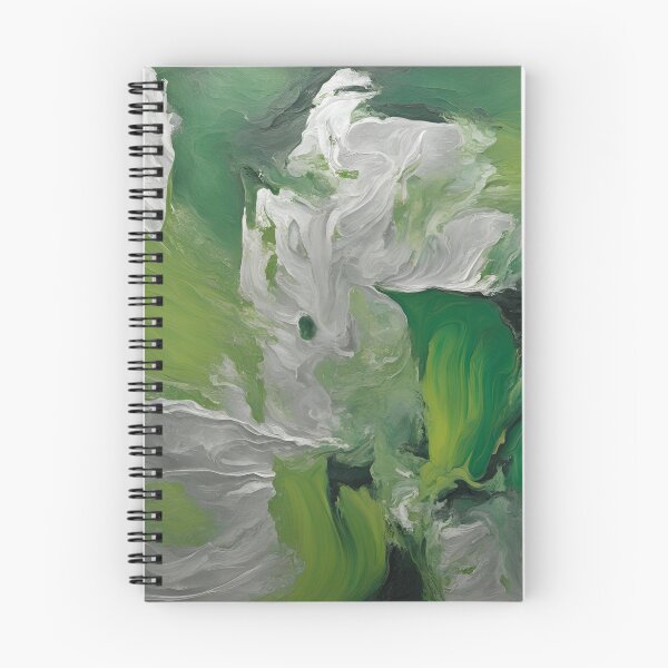 Item preview, green silver painting designed and sold by Gokceshop.