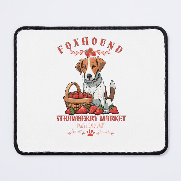 Item preview, Coquette Aesthetic Dog Strawberry market paws picked daily sweet and freesh fruits foxhound designed and sold by GoodyPaws.