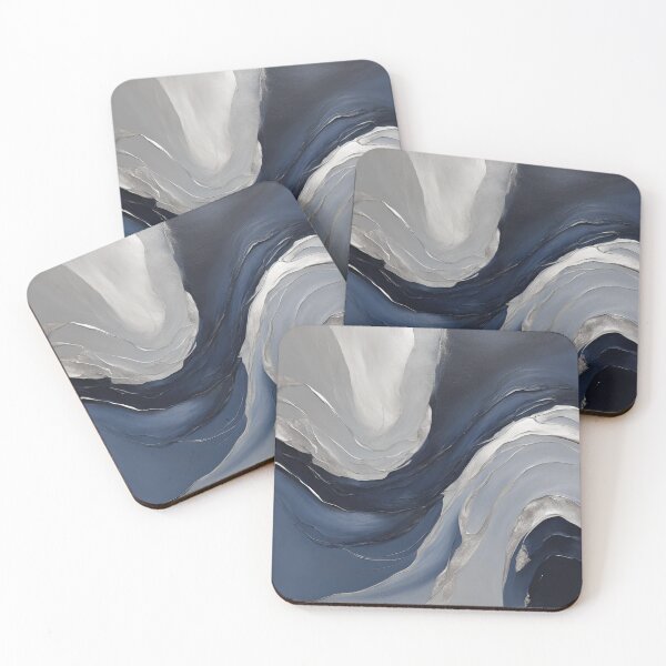 Item preview, blue silver painting designed and sold by Gokceshop.