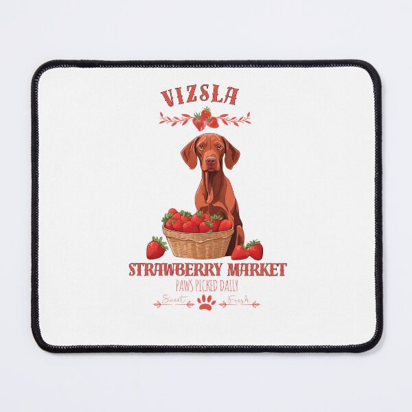 Item preview, Coquette Aesthetic Dog Strawberry market paws picked daily sweet and fresh vizsla designed and sold by GoodyPaws.