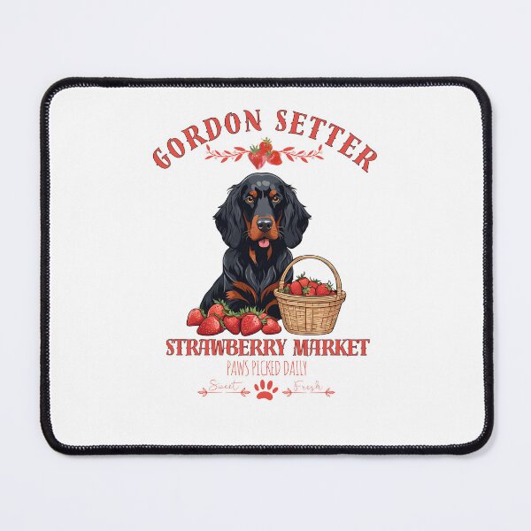 Item preview, Coquette Aesthetic Dog Strawberry market paws picked daily sweet and fresh gordon setter designed and sold by GoodyPaws.